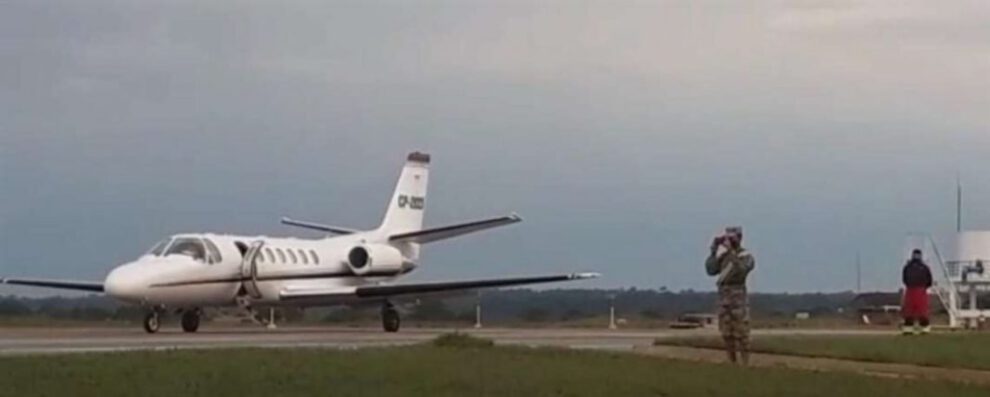 Evo Morales campaña MAS en avión privado