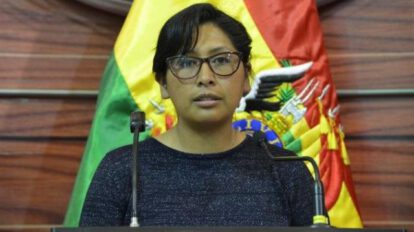 Eva Copa desmiente financiamiento por la embajada de EE.UU.