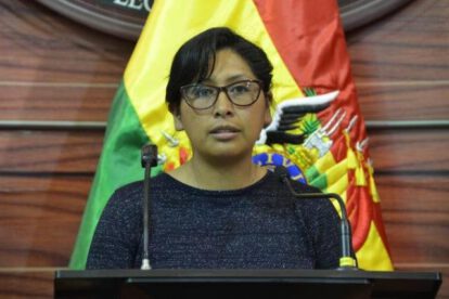 Eva Copa desmiente financiamiento por la embajada de EE.UU.