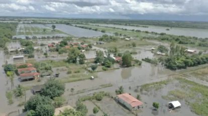 Cultivos afectados en Bolivia por riadas e inundaciones