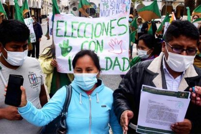 Julia Calle pide garantías durante las elecciones subnacionales