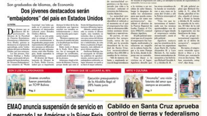 Portadas impresas del sábado 5 de octubre de 2019