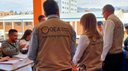 OEA verifica transparencia en los comicios de Bolivia