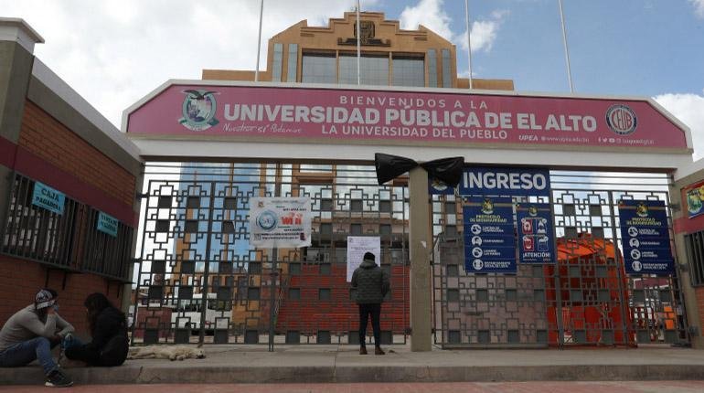 Accidente en la UPEA