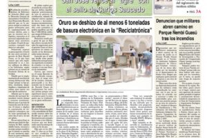 Portadas impresas del 7 de octubre de 2019