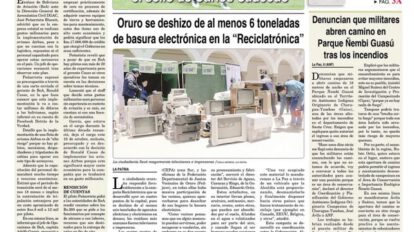 Portadas impresas del 7 de octubre de 2019