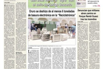 Portadas impresas del 7 de octubre de 2019