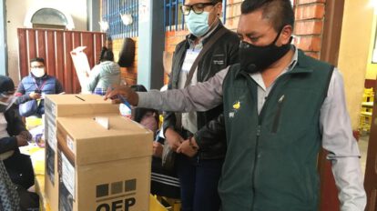 El candidato a Gobernador de Oruro, Marcelo Pérez, habla sobre la transparencia electoral
