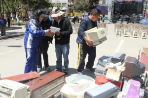 Campaña Reciclatrónica Oruro 2019 promueve el cuidado de la salud y el reciclaje