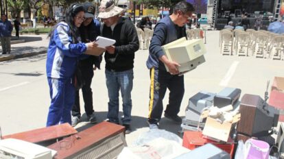 Campaña Reciclatrónica Oruro 2019 promueve el cuidado de la salud y el reciclaje