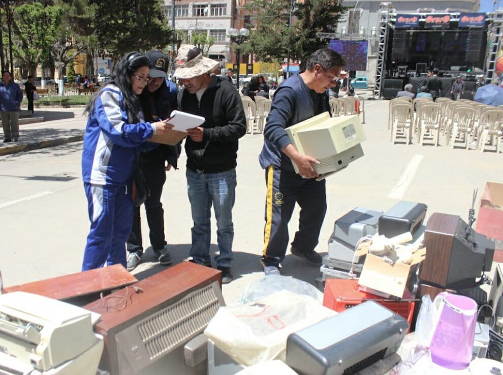 Campaña Reciclatrónica Oruro 2019 promueve el cuidado de la salud y el reciclaje