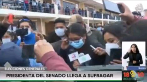 Eva Copa agradecida con Dios y la gente alteña por su apoyo