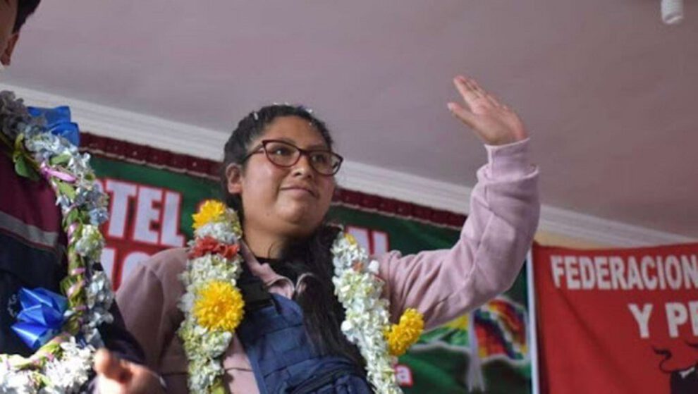 Eva Copa, candidata a la Alcaldía de El Alto