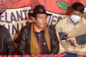 Santos Quispe asegura que hay olor a fraude en el cómputo de votos