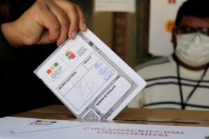 Resultados preliminares elecciones en Bolivia