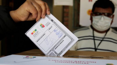 Resultados preliminares elecciones en Bolivia