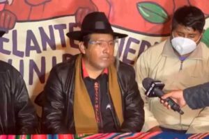 Santos Quispe denuncia fraude electoral en La Paz