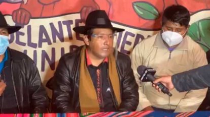 Santos Quispe denuncia fraude electoral en La Paz