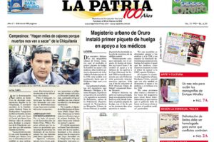 Portadas impresas del 8 de octubre de 2019