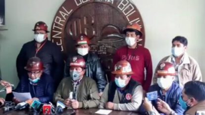 Mineros de Huanuni exigen a la COB y Fstmb convocar a congreso