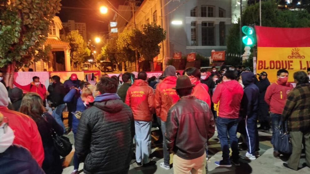 Conteo de votos en Oruro