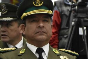 Yuri Calderón, excomandante de la Policía Boliviana