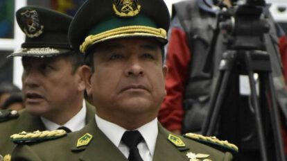 Yuri Calderón, excomandante de la Policía Boliviana