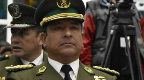 Yuri Calderón, excomandante de la Policía Boliviana