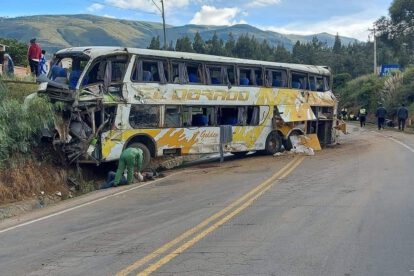 Accidente de bus El Dorado en Tutimayu