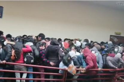 Captura de pantalla vídeo del accidente UPEA