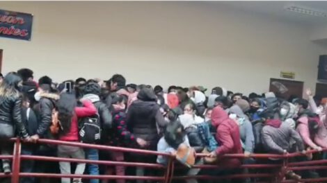 Captura de pantalla vídeo del accidente UPEA