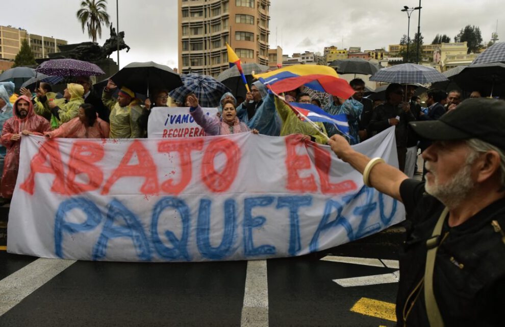 Huelga en Ecuador por retiro de subvención a combustibles