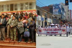 paro médico en Oruro