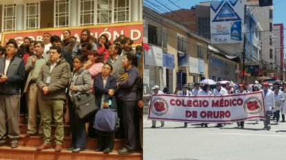 paro médico en Oruro