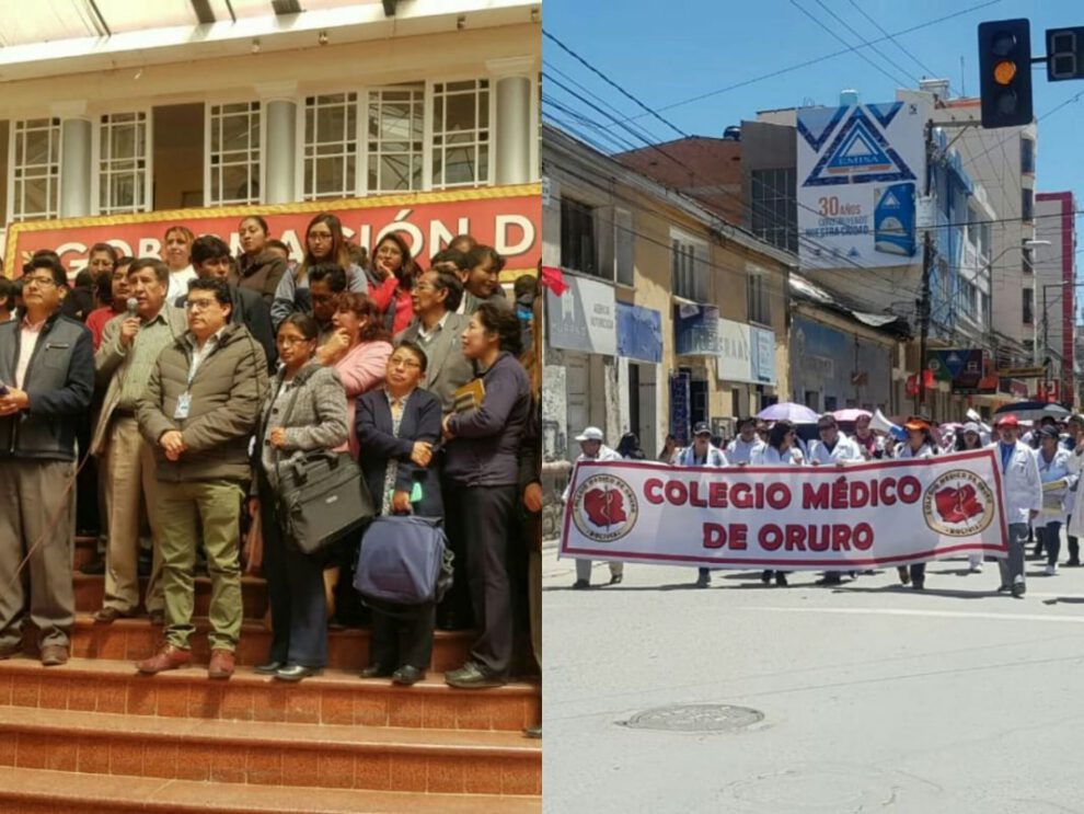 paro médico en Oruro