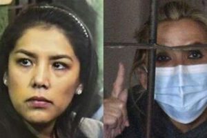 Patricia Hermosa y Jeanine Añez