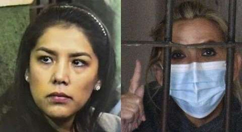 Patricia Hermosa y Jeanine Añez