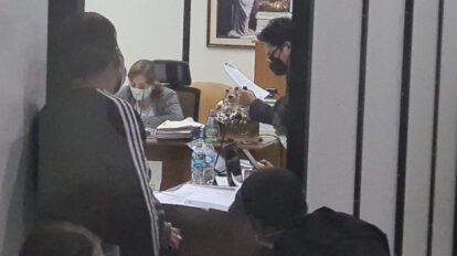 Yassir Molina en audiencia judicial