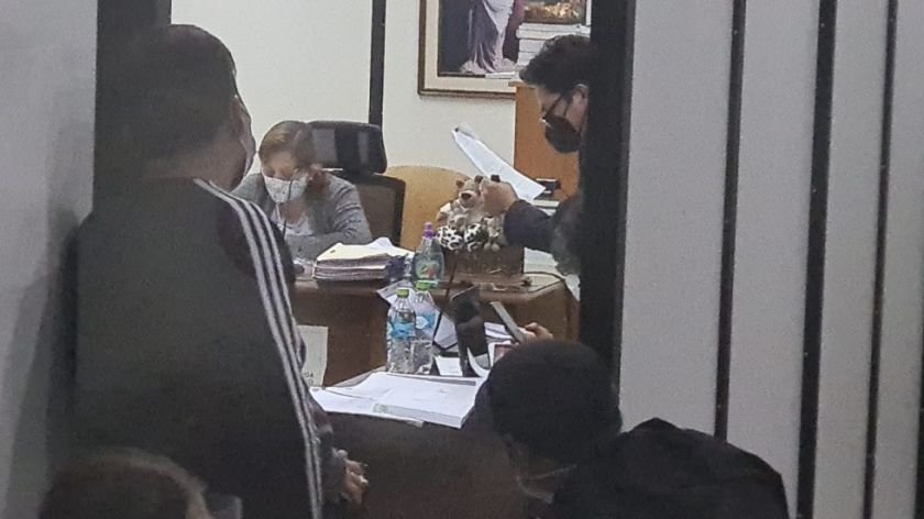 Yassir Molina en audiencia judicial