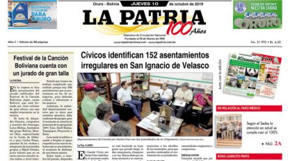 Portadas impresas del 10 de octubre de 2019