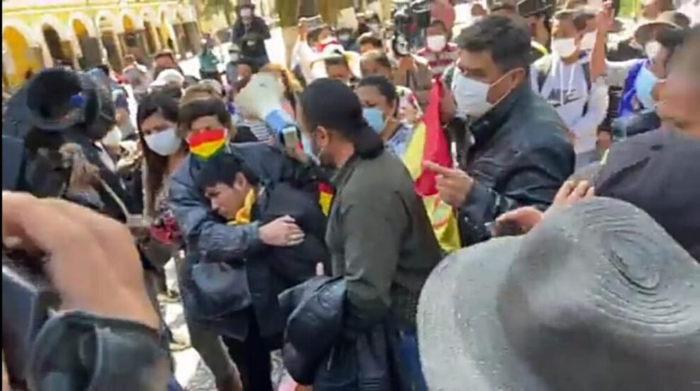 Movilizaciones en Cochabamba por liberación de exautoridades