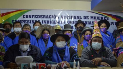 Movilizaciones en defensa de la democracia y apoyo a Luis Arce