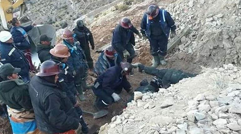 Búsqueda de mineros sepultados en Capinota