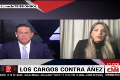 Carolina Ribera Añez hablando sobre la salud de su madre