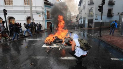 Protestas en Ecuador reportan 5 muertos según la Defensoría