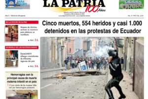 Portadas impresas del viernes 11 de octubre de 2019