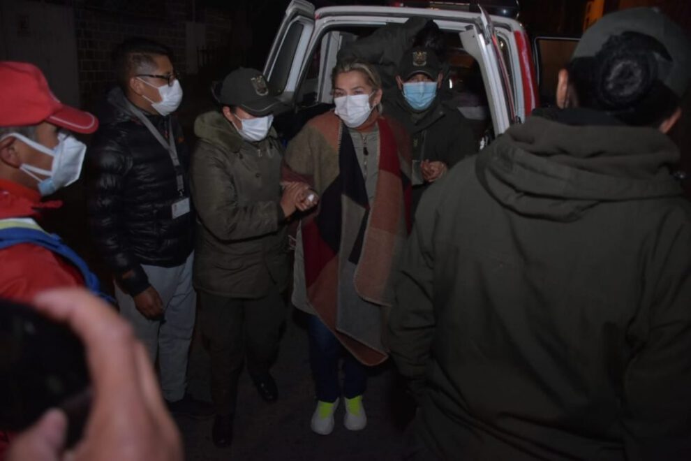 Áñez trasladada a otro centro penitenciario
