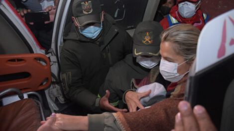 La expresidente del Estado Jeanine Áñez