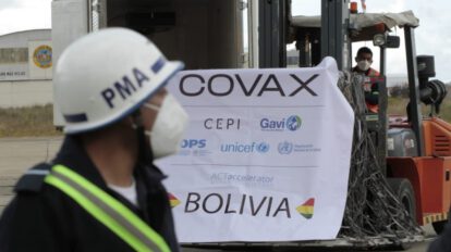 Vacuna AstraZeneca en Bolivia