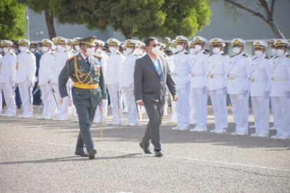 Cumplimiento de la Constitución por el Presidente Arce en el Colegio Militar
